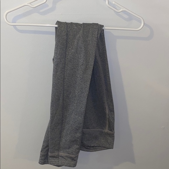 gray american eagle fleece lined athletic leggings - Picture 1 of 5